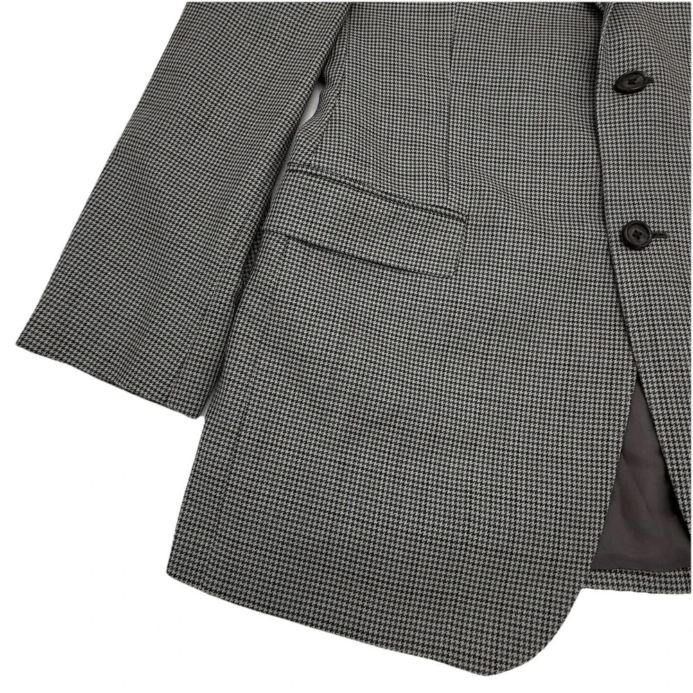 Lauren by Ralph Lauren Men's 40L Wool Silk Blend Slim Sport‎ Coat Houndstooth